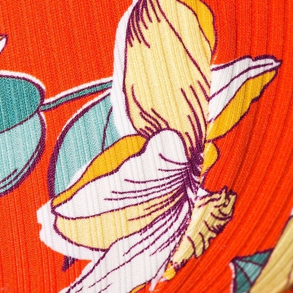 EBERJEY Vivian Bikini Top  (just top) in Spicy Orange Size Small (NWOT) - Picture 10 of 10